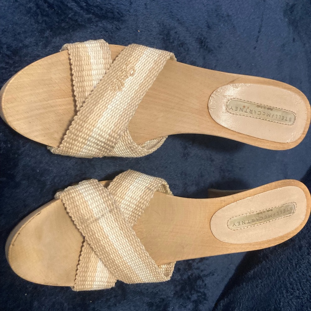 Stella McCartney wood heels